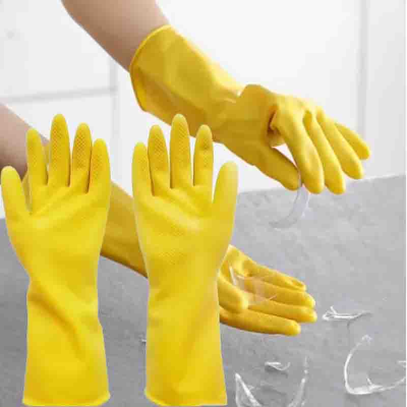 Dish Glove Rubber - Guantes para el hogar para mujer,