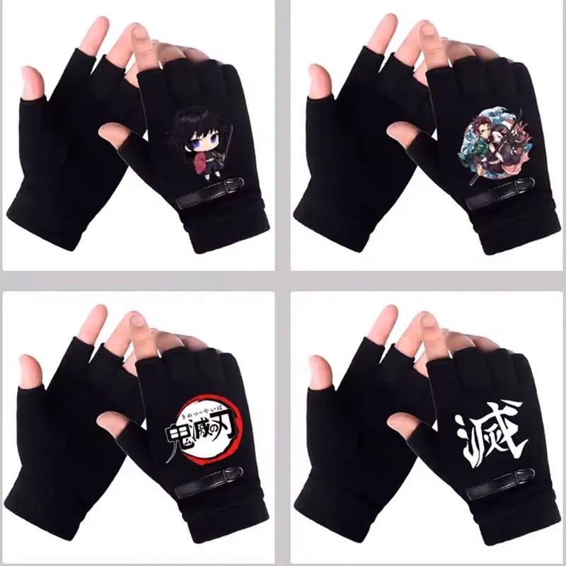 Fingerless Glove Knit - Guantes de medio dedo para estudiantes