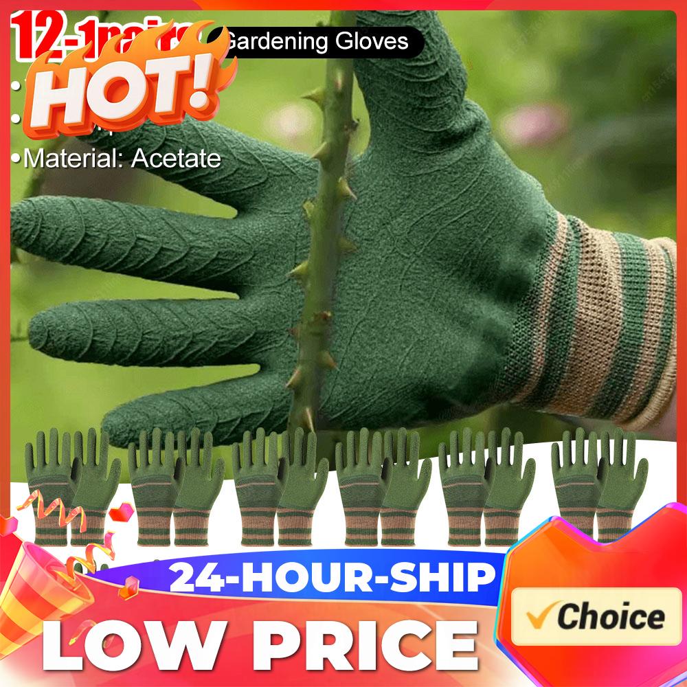 Gardening Glove Waterproof - Guantes de Jardinería Resistentes a Espinas,
