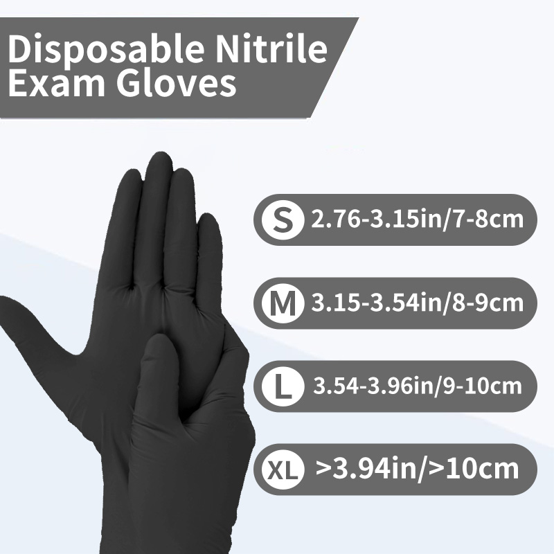 100-1000 unidades de guantes d - Exam Glove Nitrile reseña y precio