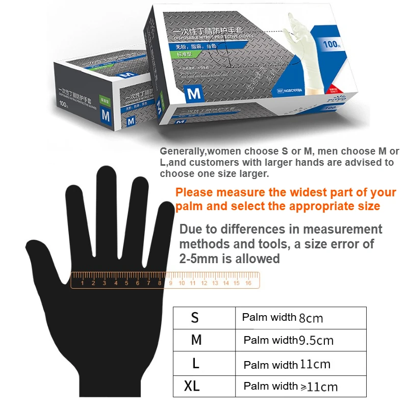 100 Guantes Desechables de Nit - Exam Glove Nitrile reseña y precio