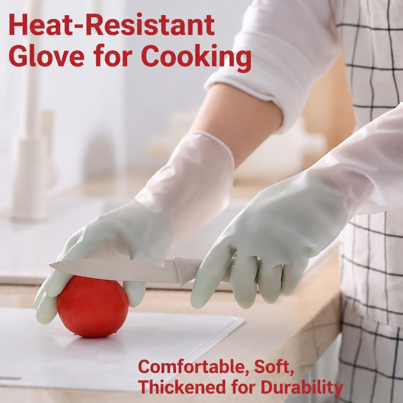 Guantes de PVC de Doble Color  - Dish Glove Rubber reseña y precio