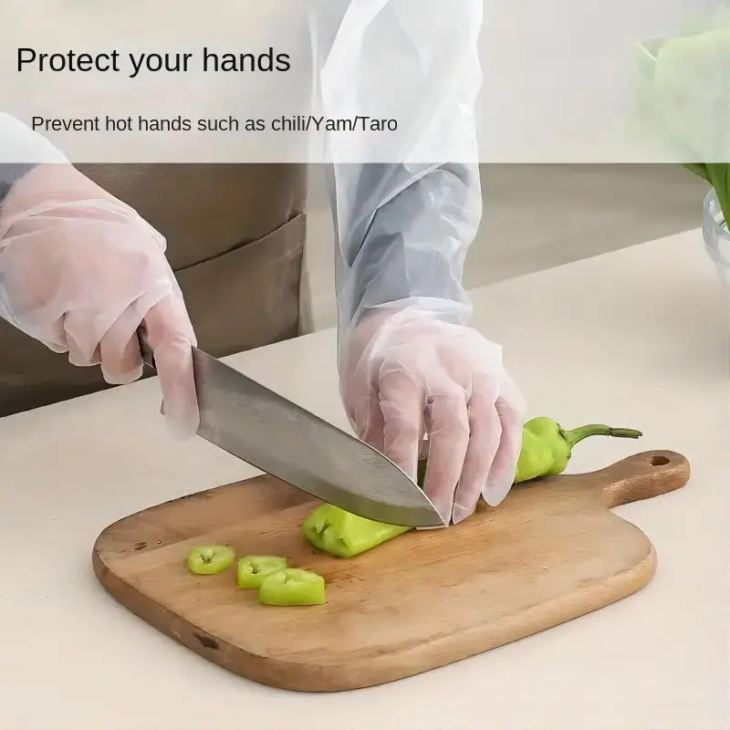 Guantes desechables para prote - Rubber Glove Cleaning reseña y precio