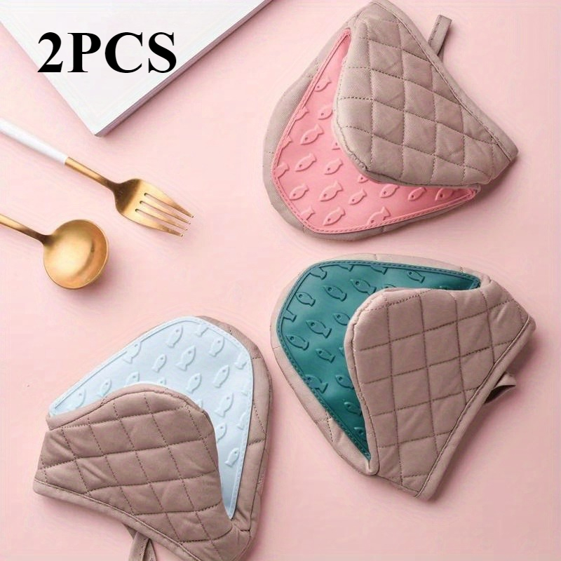 2 almohadillas de silicona |   - Oven Mitt Silicone reseña y precio