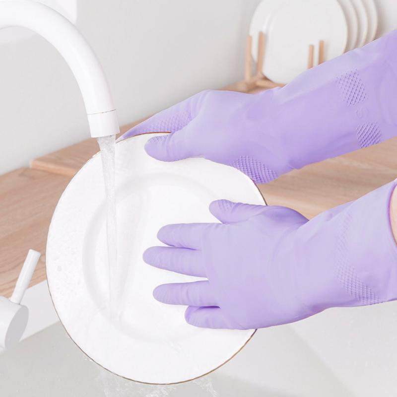1 par de guantes de látex para - Dish Glove Rubber reseña y precio