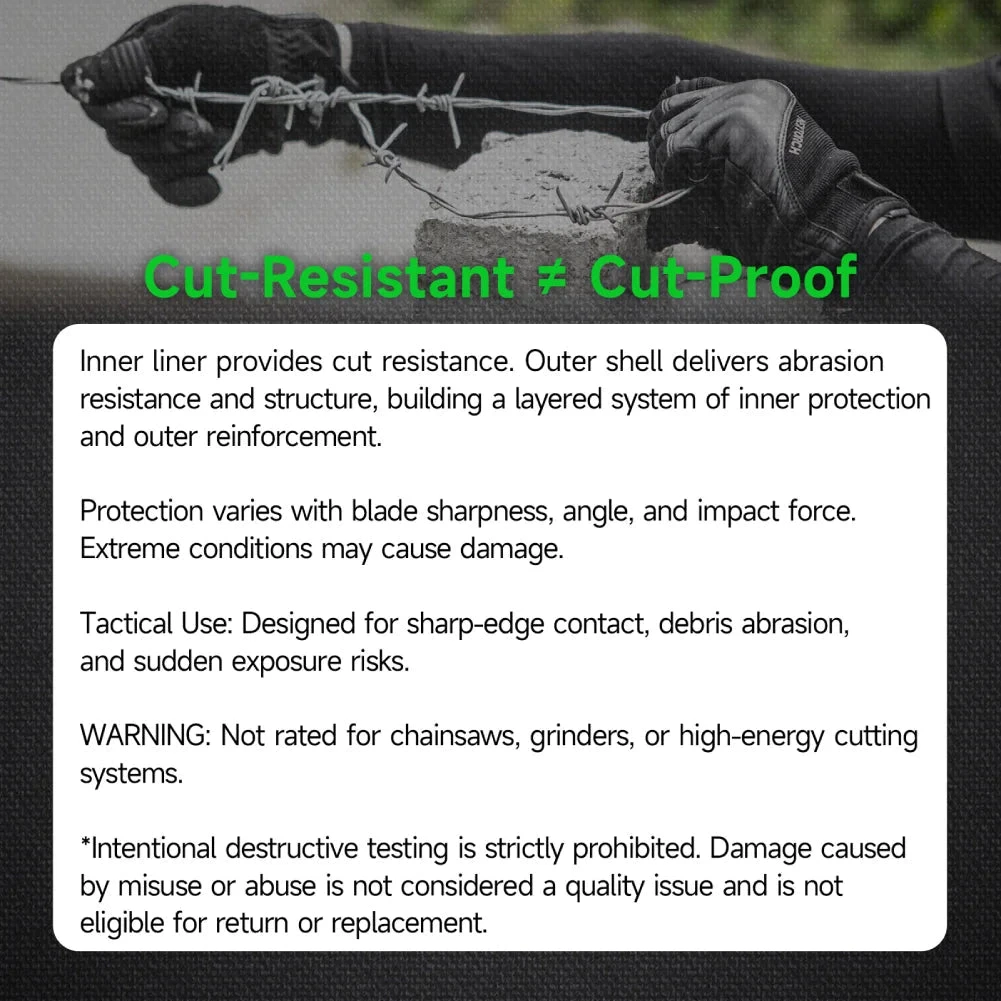 Guantes Tácticos Nextorch Edge - Cut Resistant Glove reseña y precio